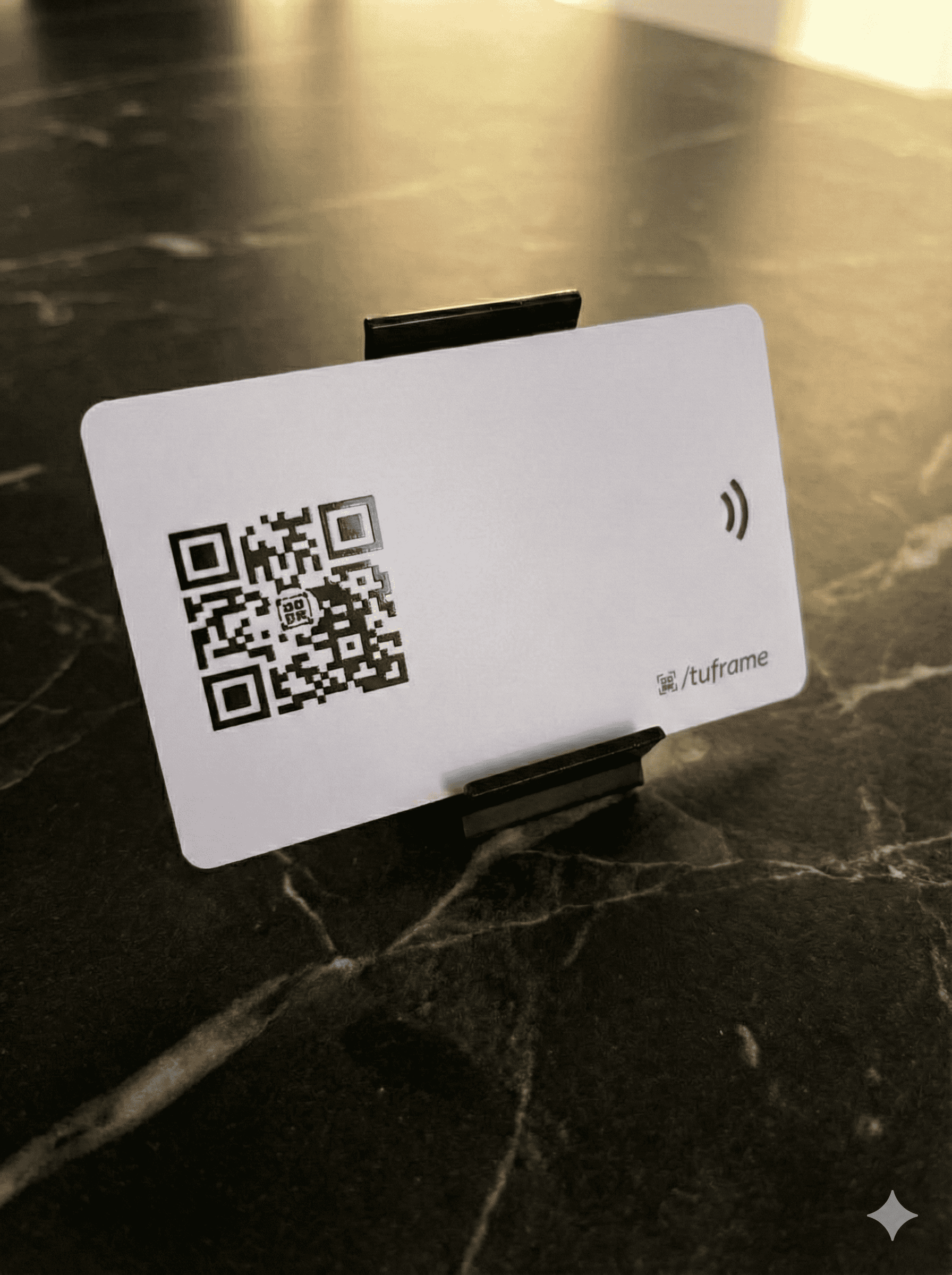 1 Cartão Branco NFC Aproximação Com QR Code + Plataforma Completa