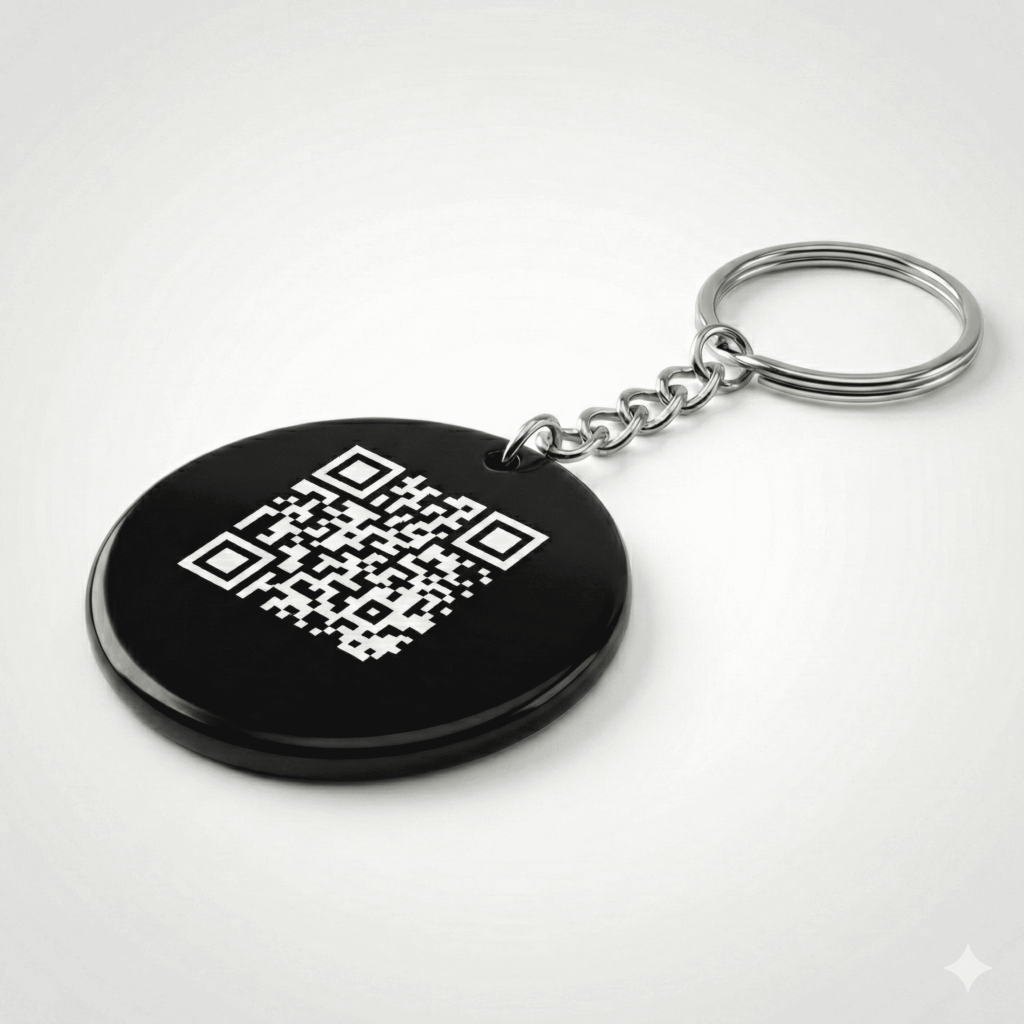 Chaveiro NFC Aproximação Preto Com Qr Code + Plataforma Completa