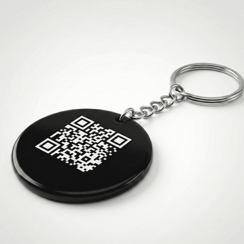 Chaveiro NFC Aproximação Preto Com Qr Code + Plataforma Completa