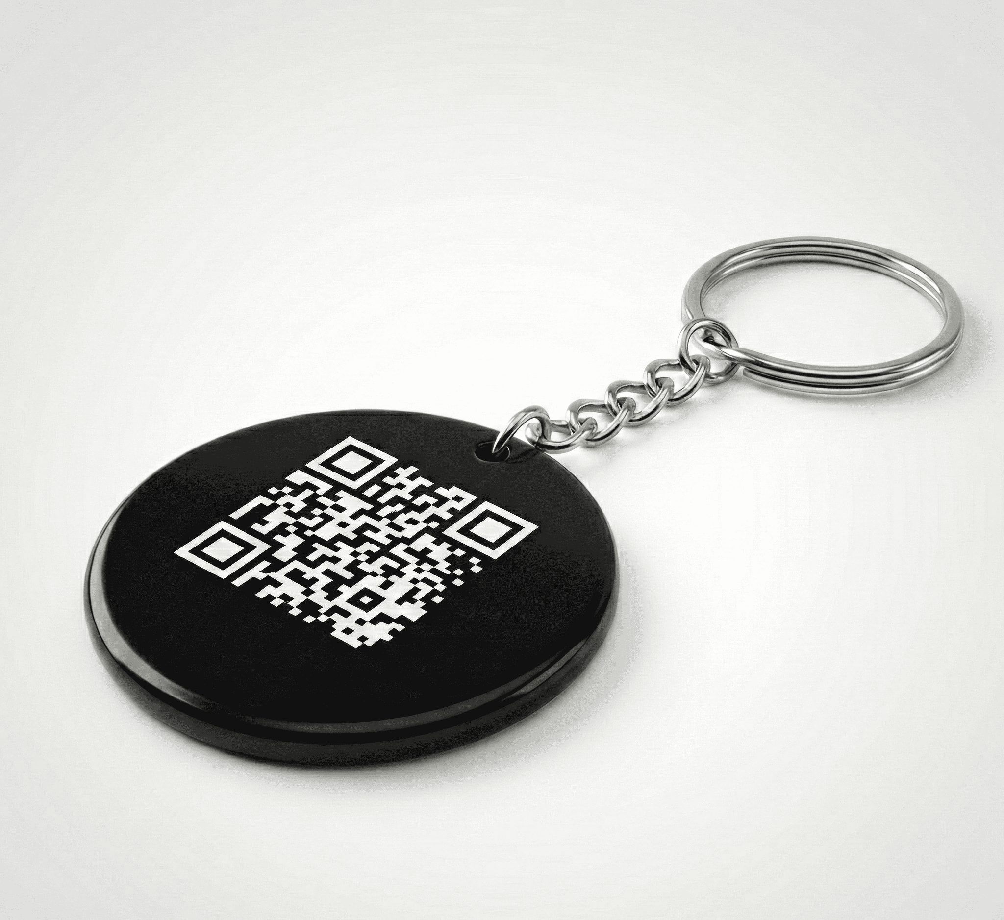 Chaveiro NFC Aproximação Preto Com Qr Code + Plataforma Completa